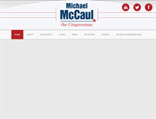 Tablet Screenshot of michaelmccaul.com